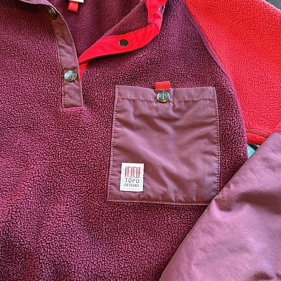 TOPO Designs Colorado made, sz XS fleece - Picture 2 of 4